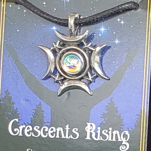 Crescents Rising Celestial Amulet NWT